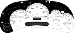 03-05 GM Full Size Truck Gauge Face